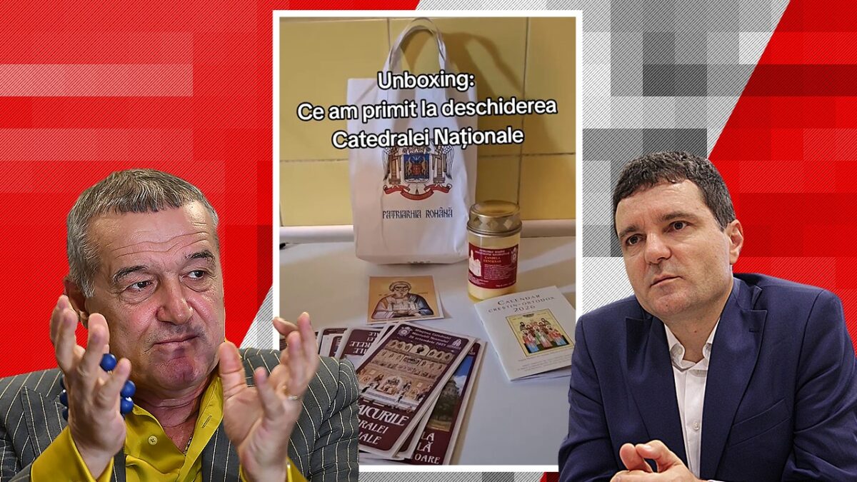Imagine Stire HAUL cu surprize! Ce au găsit Becali și Nicușor Dan în punguțele primite la sfințirea Catedralei | 2review.ro