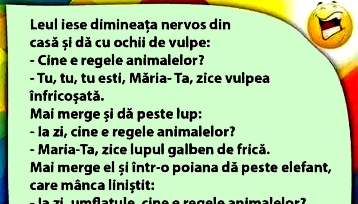 Imagine Stire BANC | Leul iese dimineața nervos din casă | 2review.ro