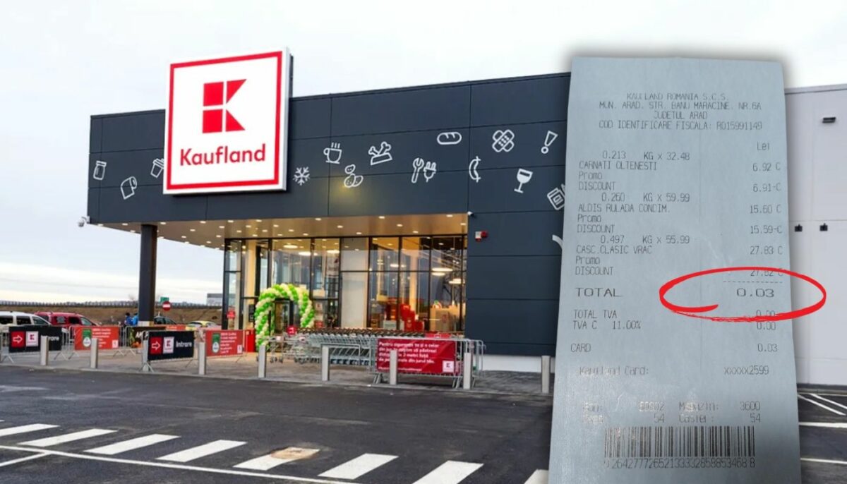 Imagine Stire Cum a reușit un român să își cumpere cârnați, ruladă și cașcaval cu doar 0,03 bani de la Kaufland | 2review.ro