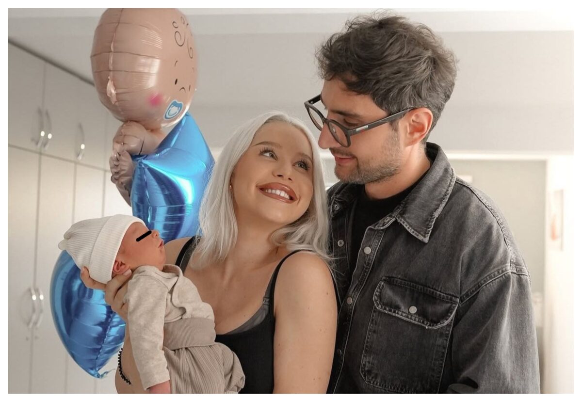 Primele imagini cu băiețelul lui Carmen Grebenișan. Numele BIZAR pe care l-a ales influencerița pentru bebelușul ei