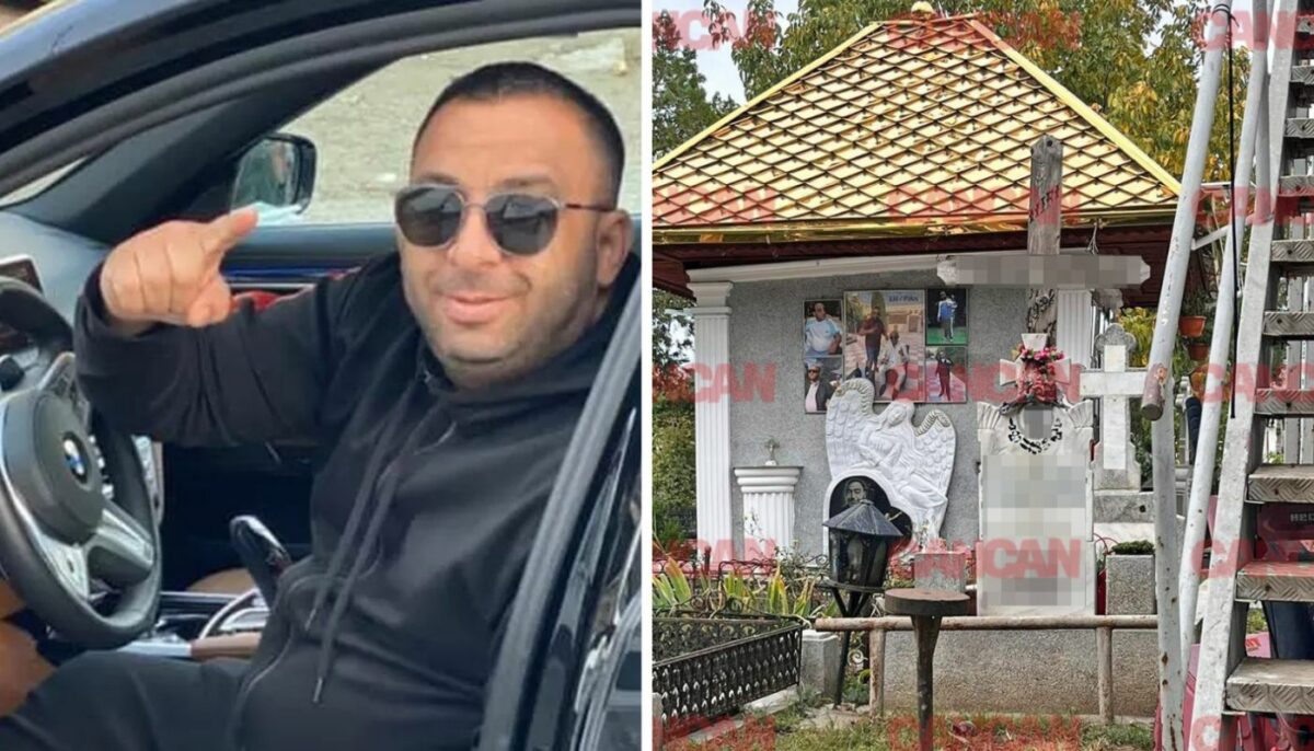 Cum arată cavoul lui Emi Pian, la 5 ani de la moartea sa. Acoperișul din aur lucește, icoanele nu lipsesc, iar pereții nu mai sunt goi
