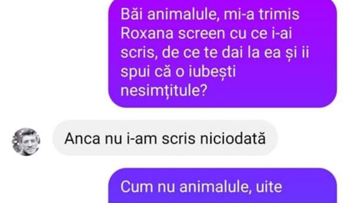Imagine Stire BANC | ”Mi-a trimis Roxana screen cu ce i-ai scris, de ce te dai la ea?” | 2review.ro