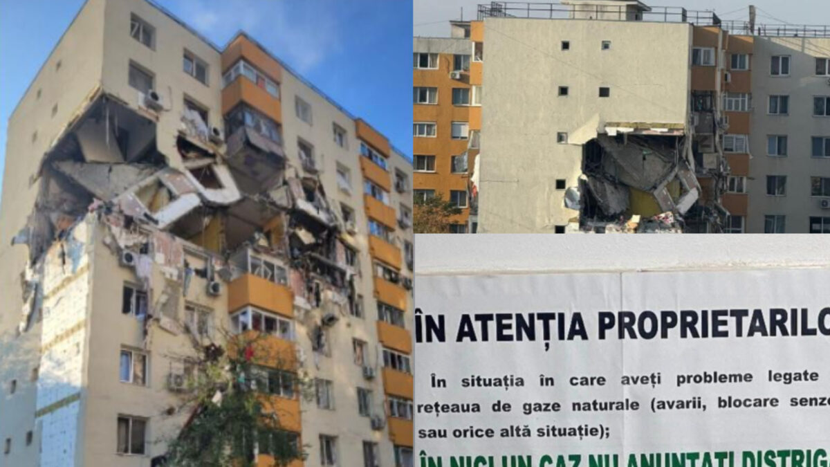 Imagine Stire Strigător la cer! Mesajul scris pe o foaie A4 și lipit la avizierul unui bloc din București, după explozia din Rahova | 2review.ro