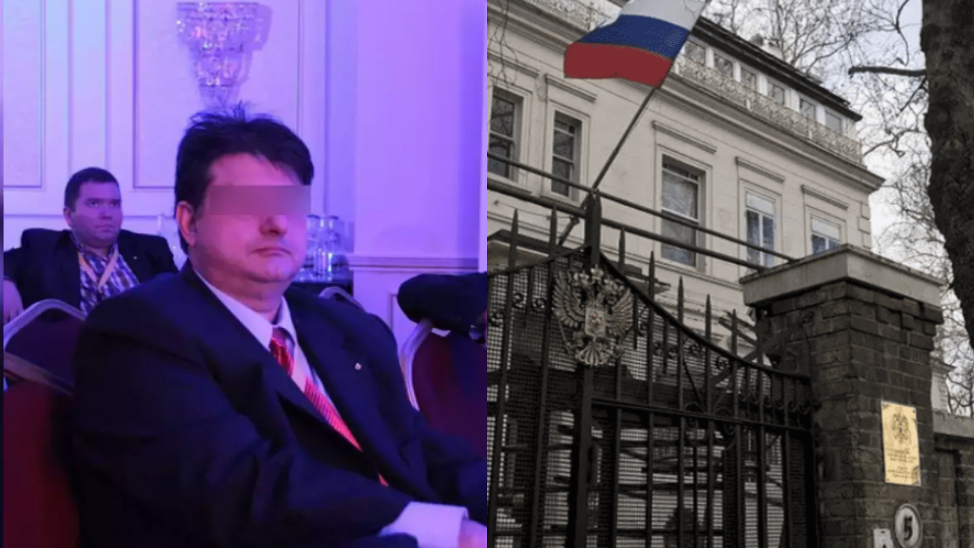 Șofer drogat a încercat să intre în Ambasada Rusiei
