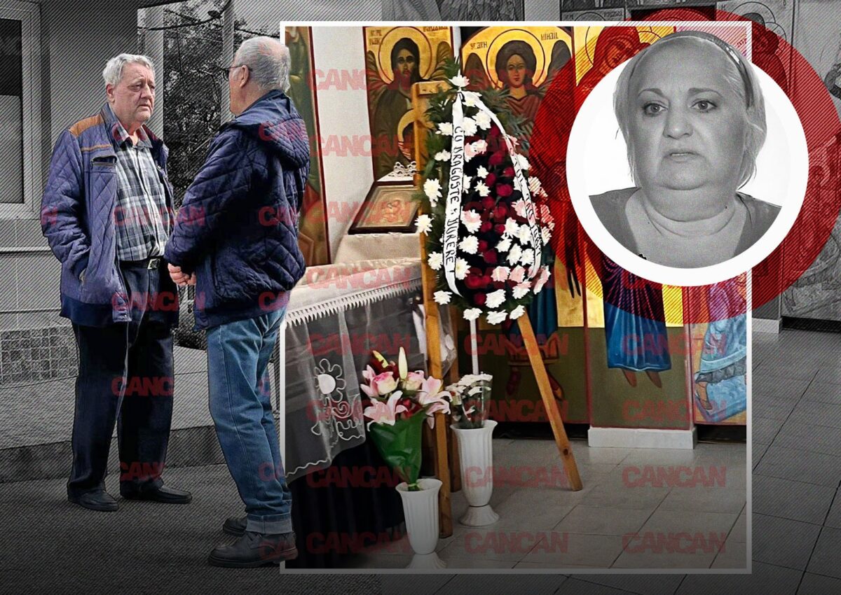 Primele imagini de la priveghiul Marinelei Chelaru. Sicriul cu trupul neînsuflețit al regretatei actriţe, depus la capelă