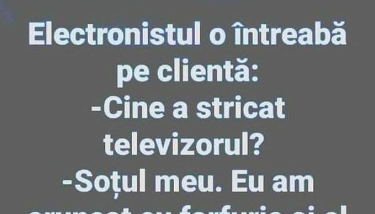 Imagine Stire BANCUL DE LUNI | „Cine a stricat televizorul?” | 2review.ro
