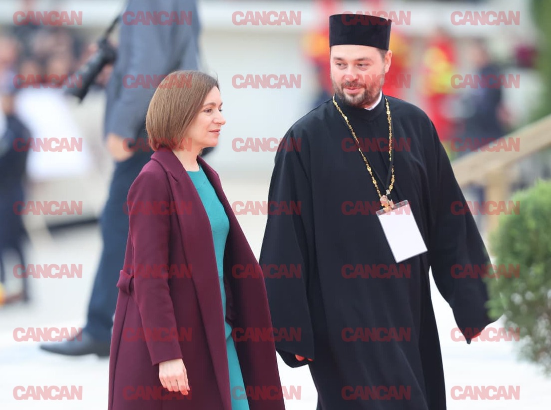 Președintele Republicii Moldova, Maia Sandu, a optat pentru o ținută colorată