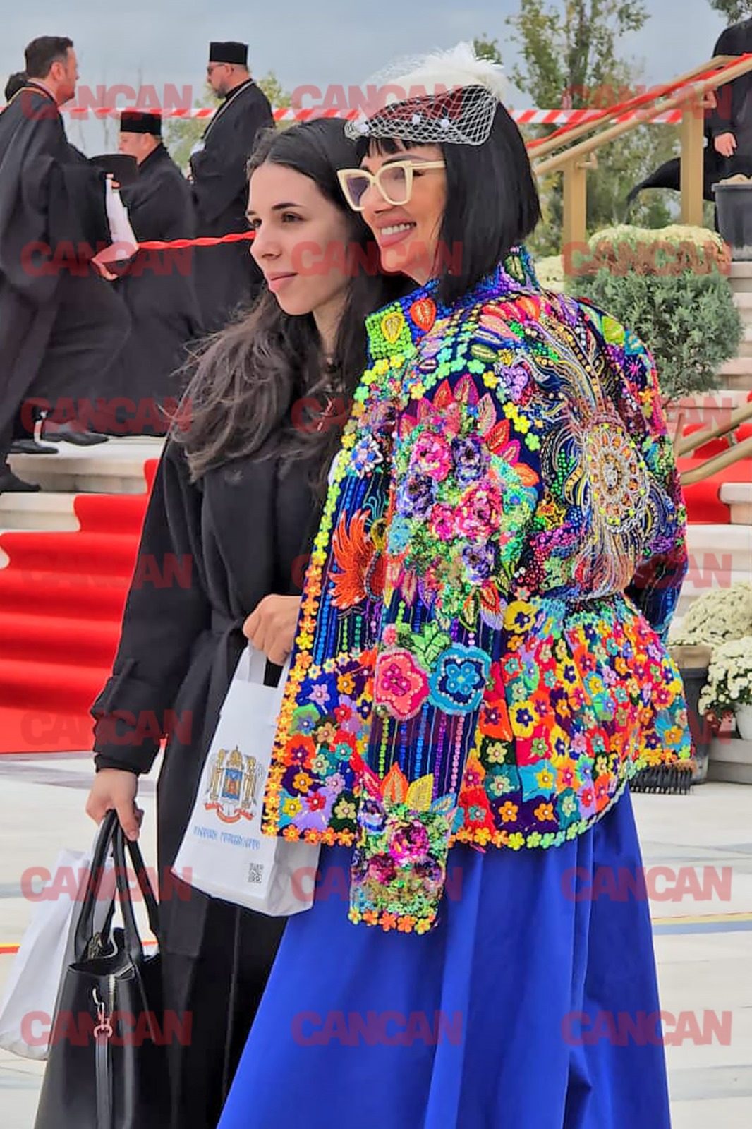 Ozana Barabancea a uimit prin vestimentația colorată pe care a ales să o poarte