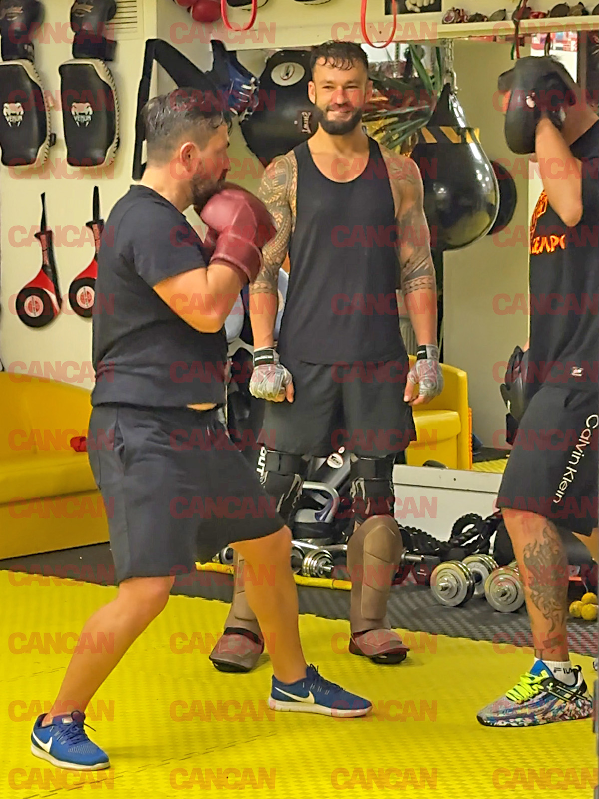 Marian Grozavu se antrenează cu Yamato Zaharia și Gabriel Boroș