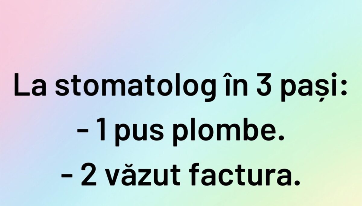 Imagine Stire BANCUL ZILEI | La stomatolog, în 3 pași | 2review.ro