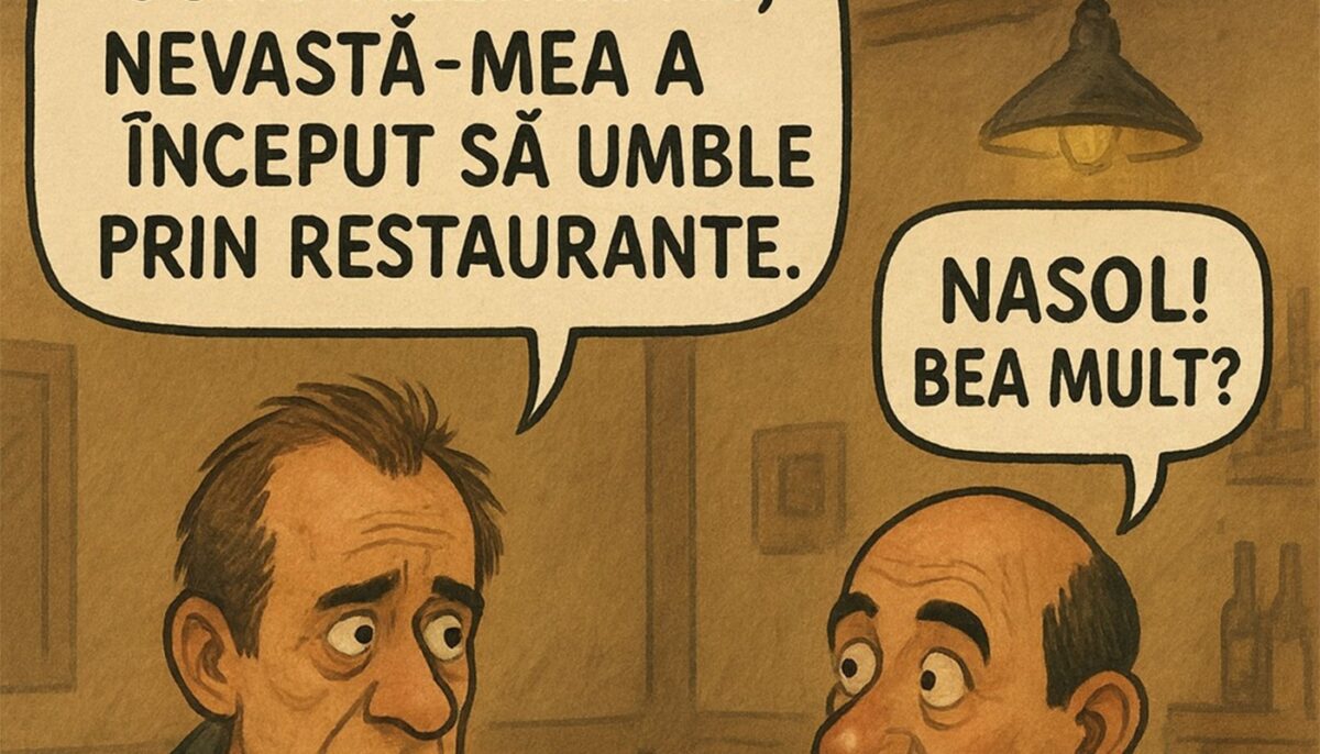 Imagine Stire BANCUL ZILEI | „Nevastă-mea a început să umble prin restaurante” | 2review.ro