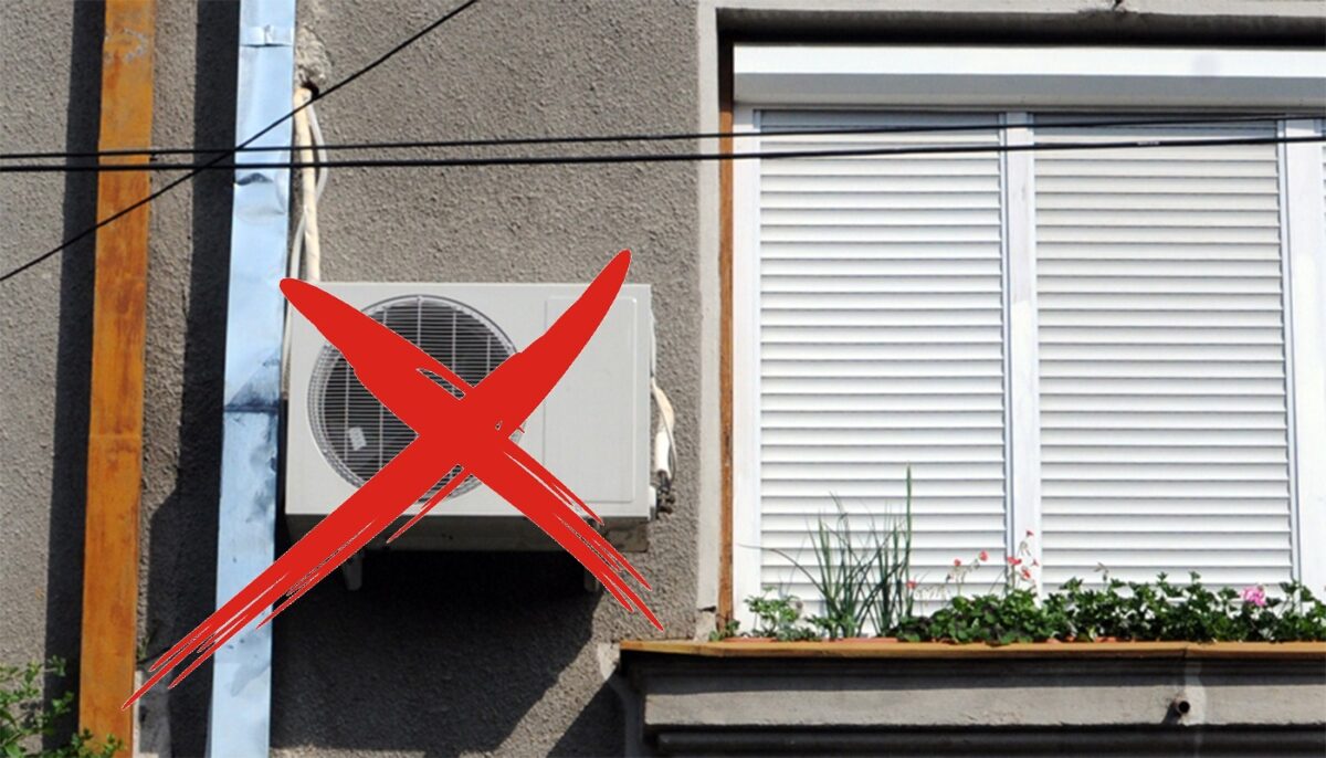 Adio, aer condiționat pe fațade. Aparatele de AC au fost interzise de Legea Proprietății Orizontale, începând cu 1 octombrie 2025, în această țară