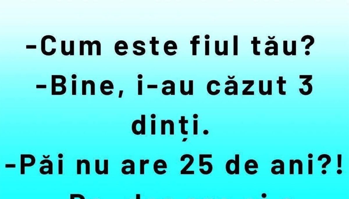 Imagine Stire BANCUL ZILEI | „Cum este fiul tău?” | 2review.ro