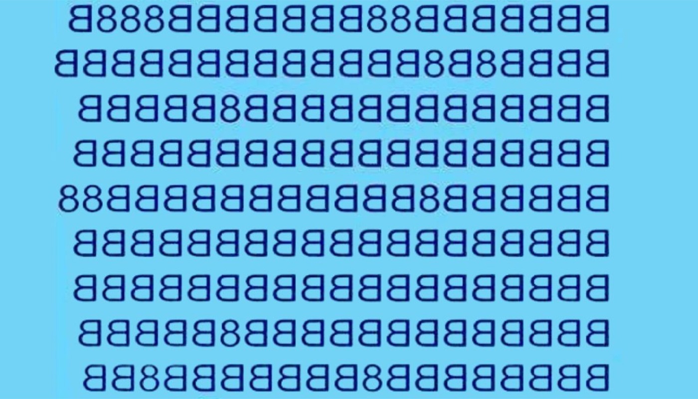 Test de perspicacitate | Câte cifre 8 sunt în această imagine, de fapt?
