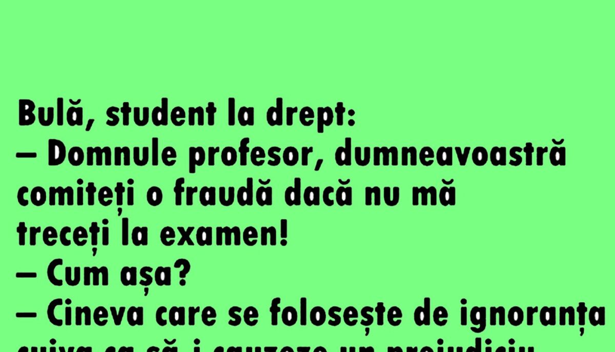 Imagine Stire BANC | Bulă, student la Drept | 2review.ro