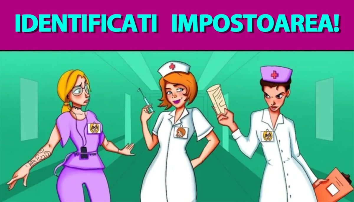 Test de inteligență | Care dintre aceste 3 asistente medicale este, de fapt, o impostoare? Detaliul care o dă de gol