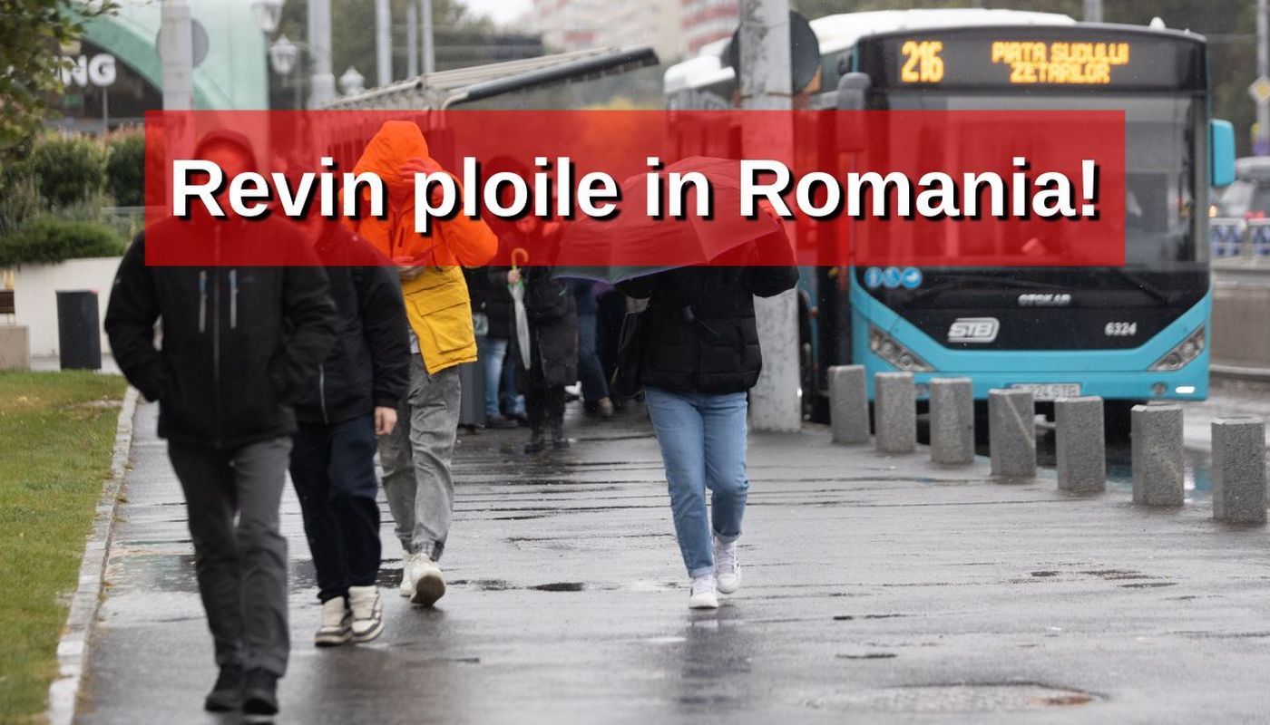 Prognoza meteo noiembrie 2025: ploi și ninsori în București