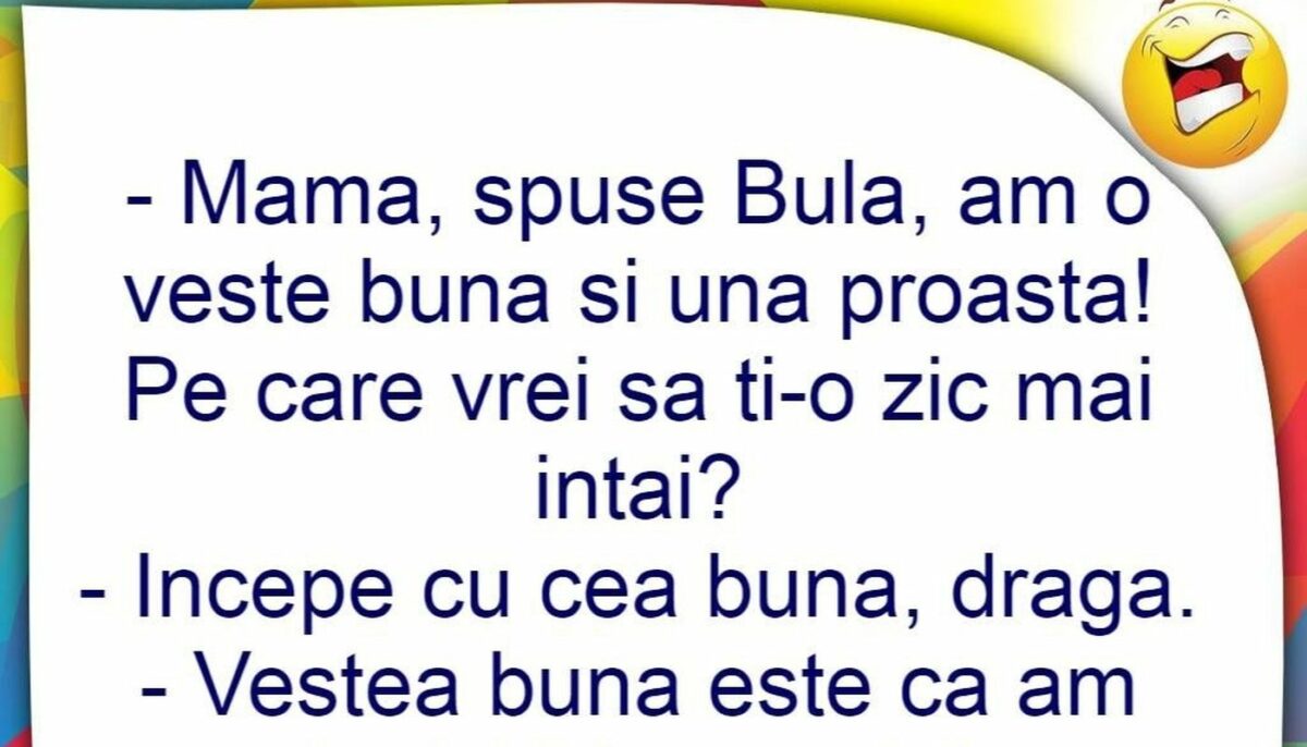Imagine Stire BANCUL ZILEI | „Mamă, am o veste bună și una proastă!” | 2review.ro