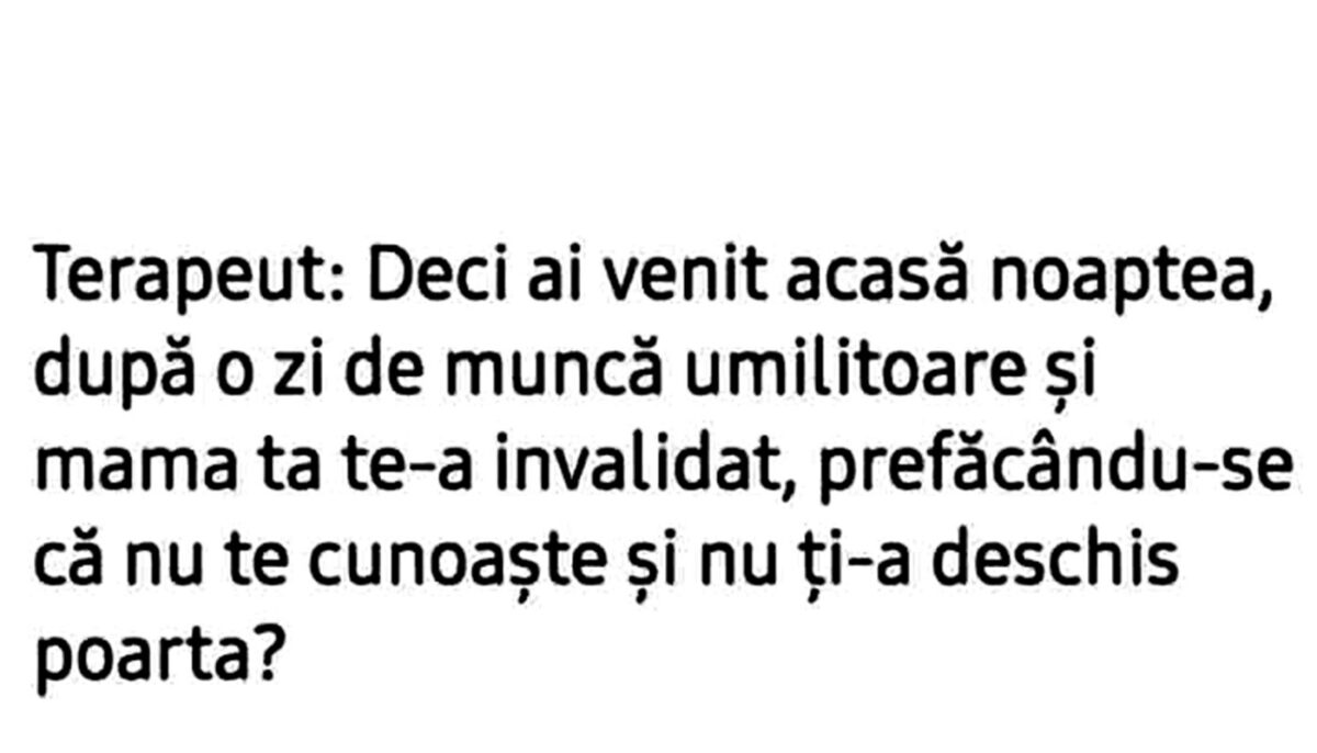 Imagine Stire BANCUL ZILEI | La terapeut | 2review.ro