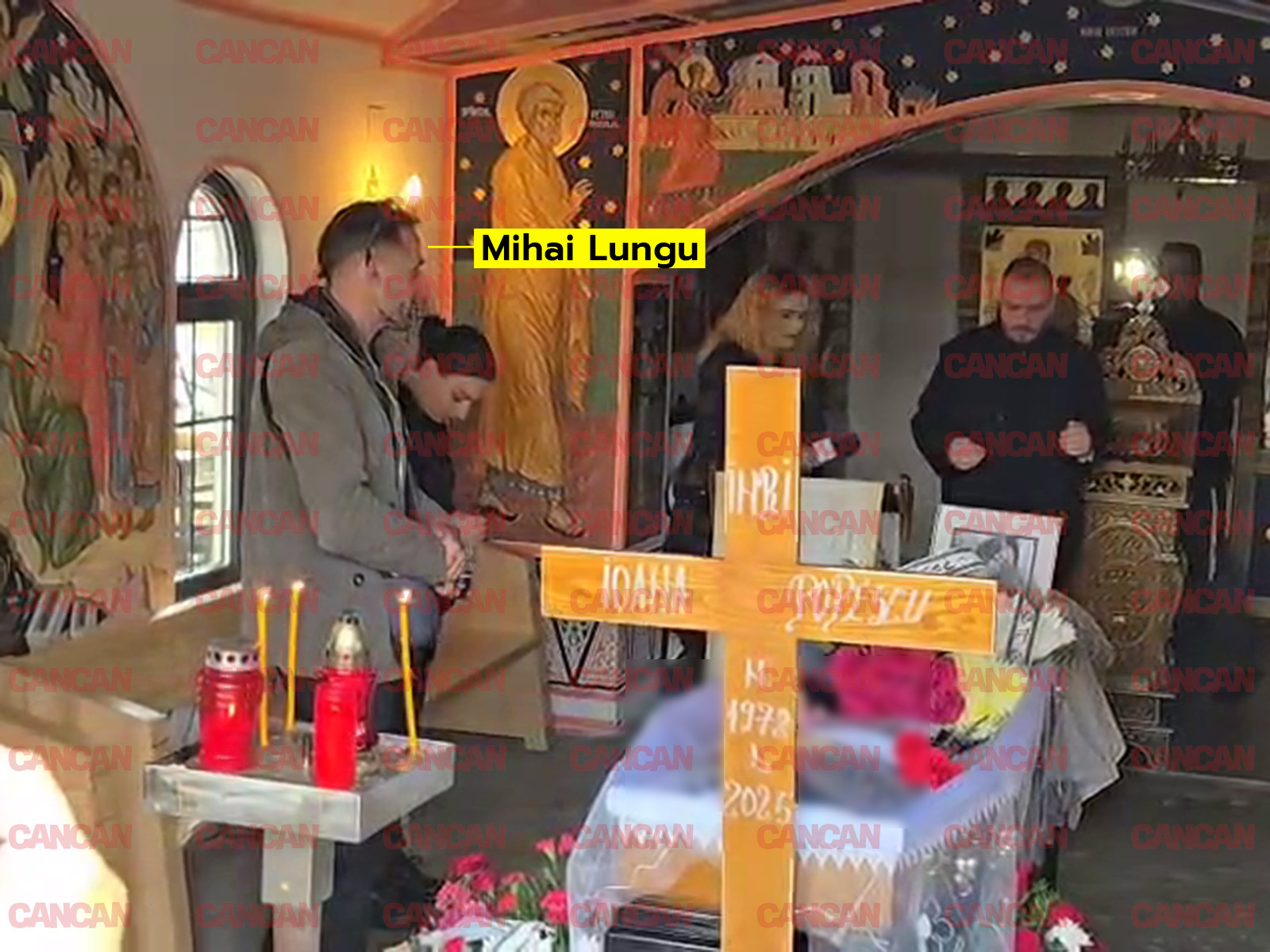 Mihai Lungu, cel care se declară iubitul Ioanei Popescu, la căpătâiul regretatei jurnaliste