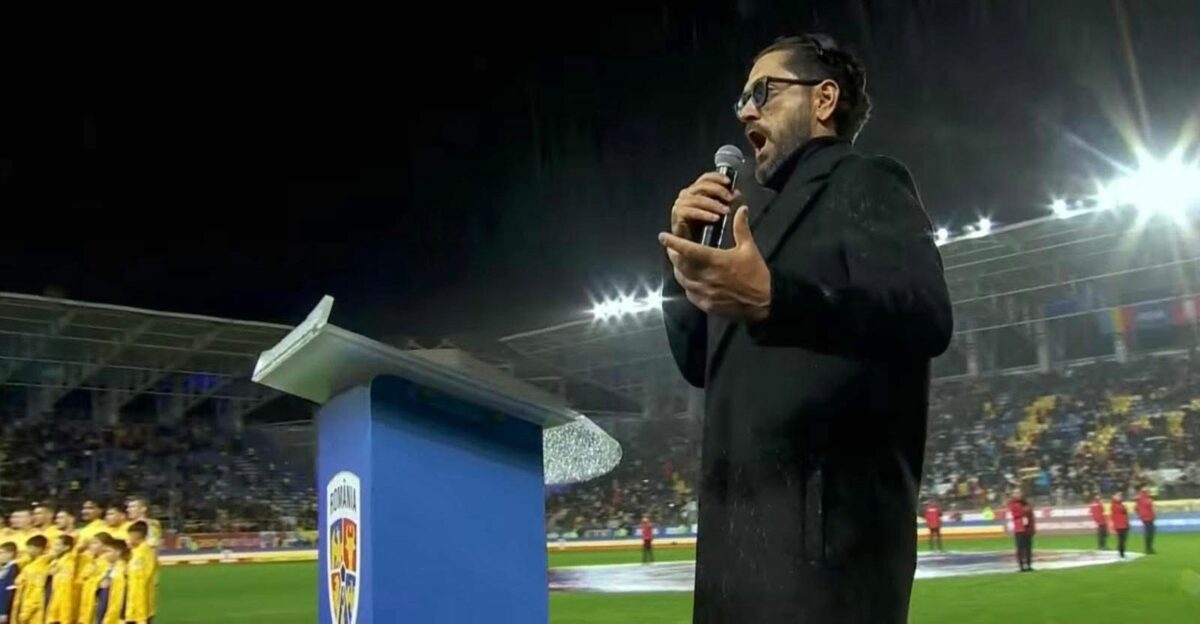 Imagine Stire Prima reacție a lui Cezar Ouatu, după ce s-a făcut de râs la intonarea imnului României. Ce s-a întâmplat, de fapt | 2review.ro