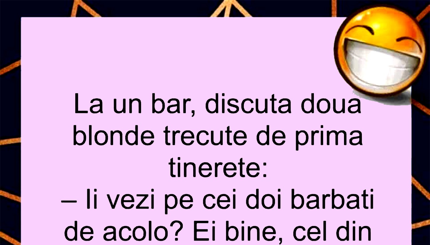 BANCUL ZILEI | “Îi vezi pe cei doi bărbați de acolo?”
