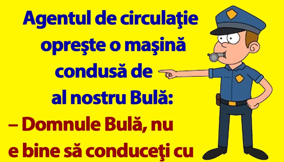 Imagine Stire BANC | „Domnule Bulă, nu e bine să conduceţi cu 20 km/h” | 2review.ro