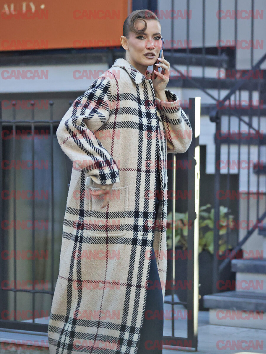 Iulia Albu are un aer de divă pe Calea Floreasca