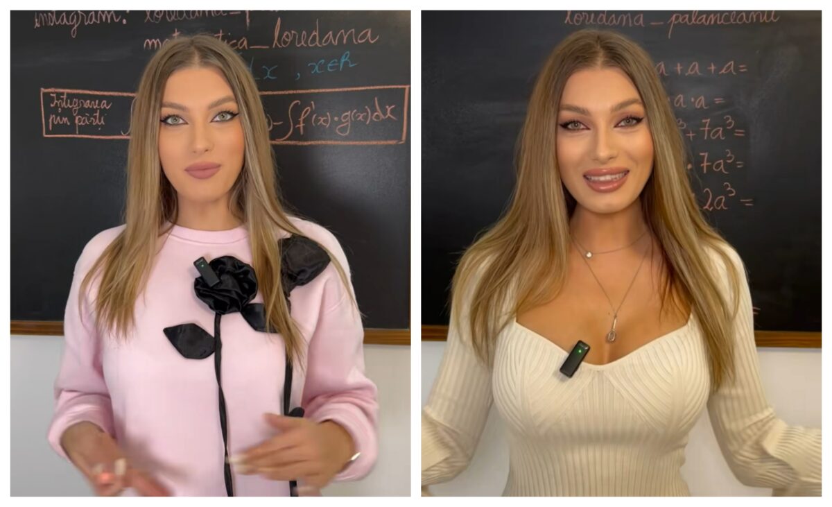 Loredana Pălănceanu, ”profa de mate” de pe TikTok, a devenit virală. Metoda inedită prin care predă lecții