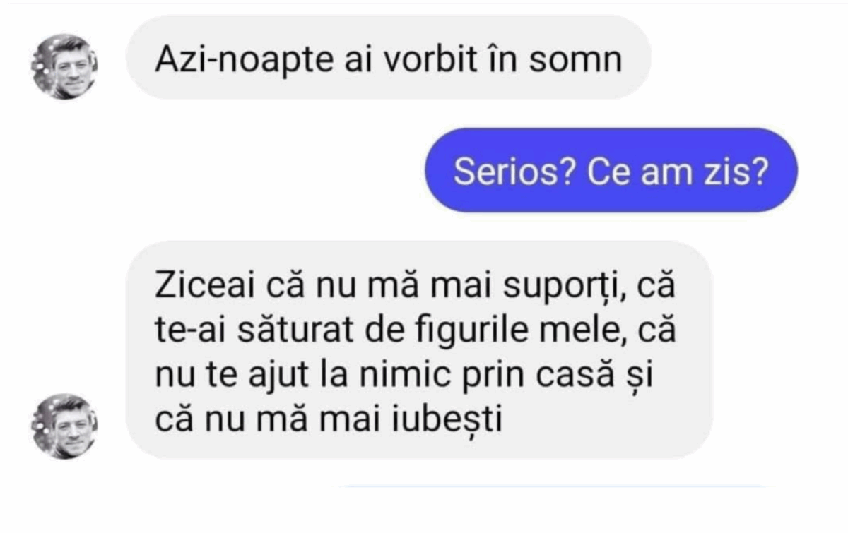 Imagine Stire Bancul zilei | ”Azi-noapte ai vorbit în somn” | 2review.ro