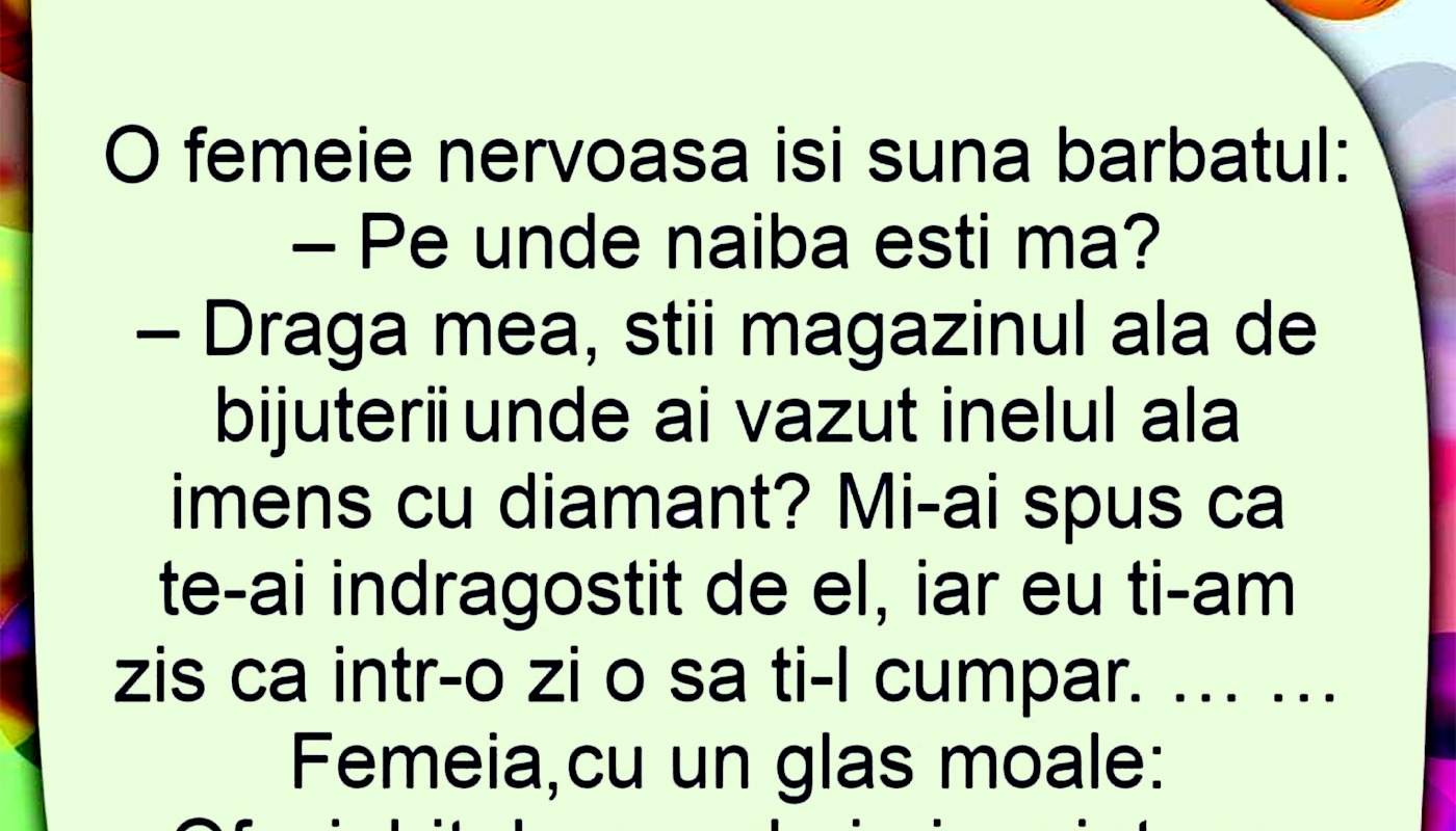 Bancul sfârșitului de săptămână | O femeie nervoasă își sună bărbatul
