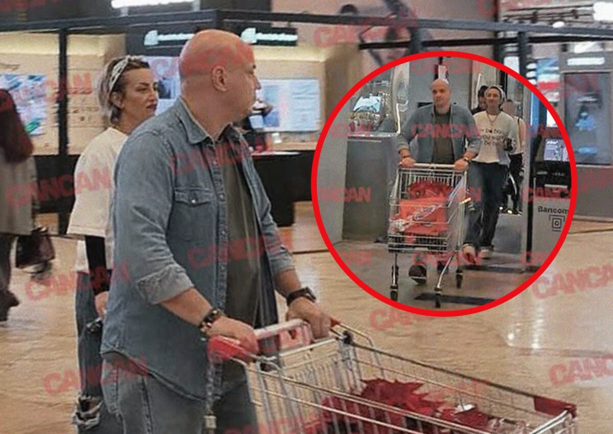 Giulia Anghelescu și soțul, shopping cu țintă precisă. Vlad Huidu s-a lipit de o crăciuniță