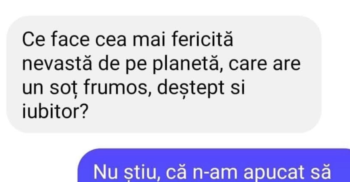 Imagine Stire Bancul începutului de săptămână | ”Ce face cea mai fericită nevastă de pe planetă?” | 2review.ro