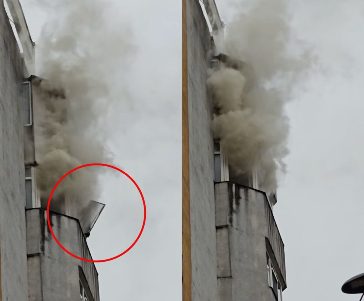 NEWS ALERT! Incendiu violent într-un apartament. Momentul în care pompierii intervin de urgență