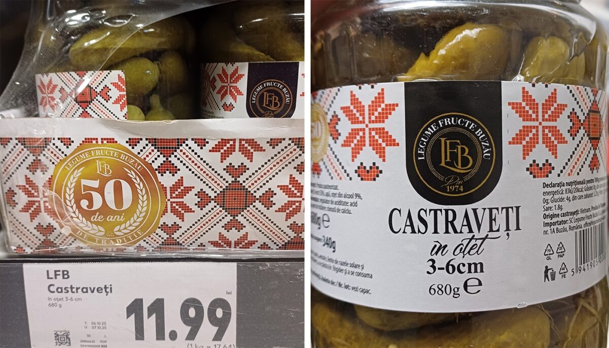 Din ce țară sunt, de fapt, castraveții murați „din Buzău” din supermarket-urile românești? Clienții au crezut că este o glumă!