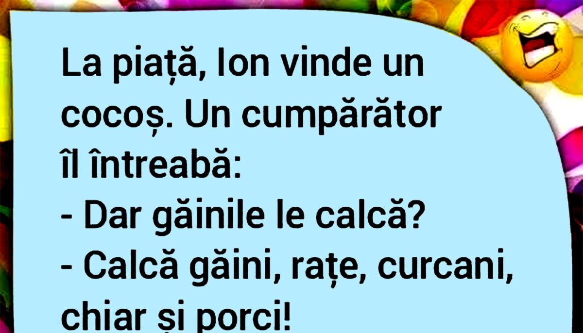 Imagine Stire BANCUL ZILEI | La piață, Ion vinde un cocoș | 2review.ro