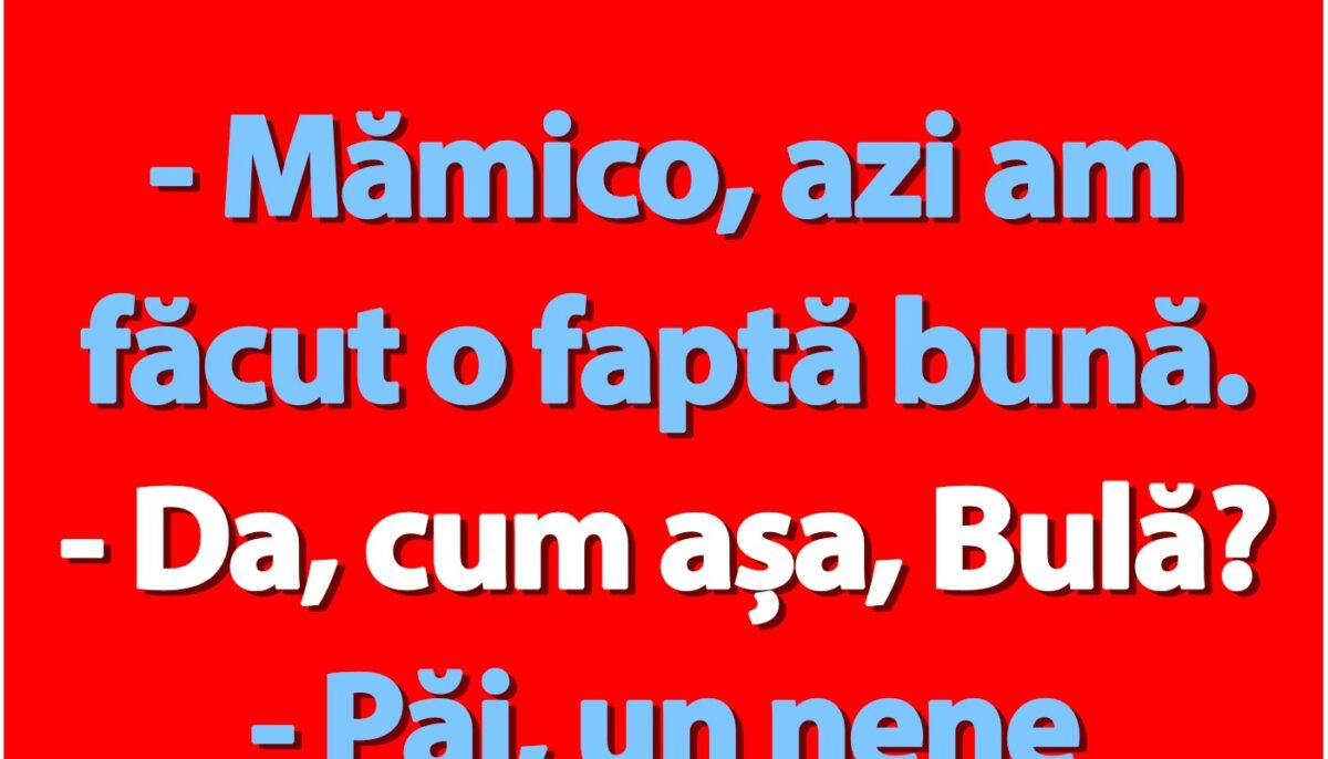 Imagine Stire BANC | Fapta bună a lui Bulă | 2review.ro