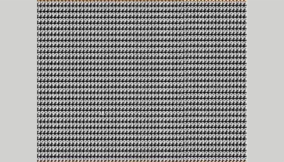 Imagine Stire Test de inteligență | Identificați cifra 8 „camuflată” printre 9! | 2review.ro