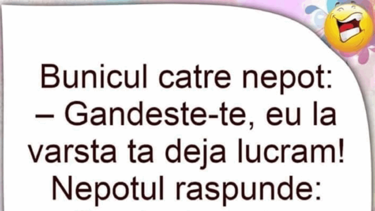 Imagine Stire BANC | Bunicul către nepot: ”Eu la vârsta ta…” | 2review.ro