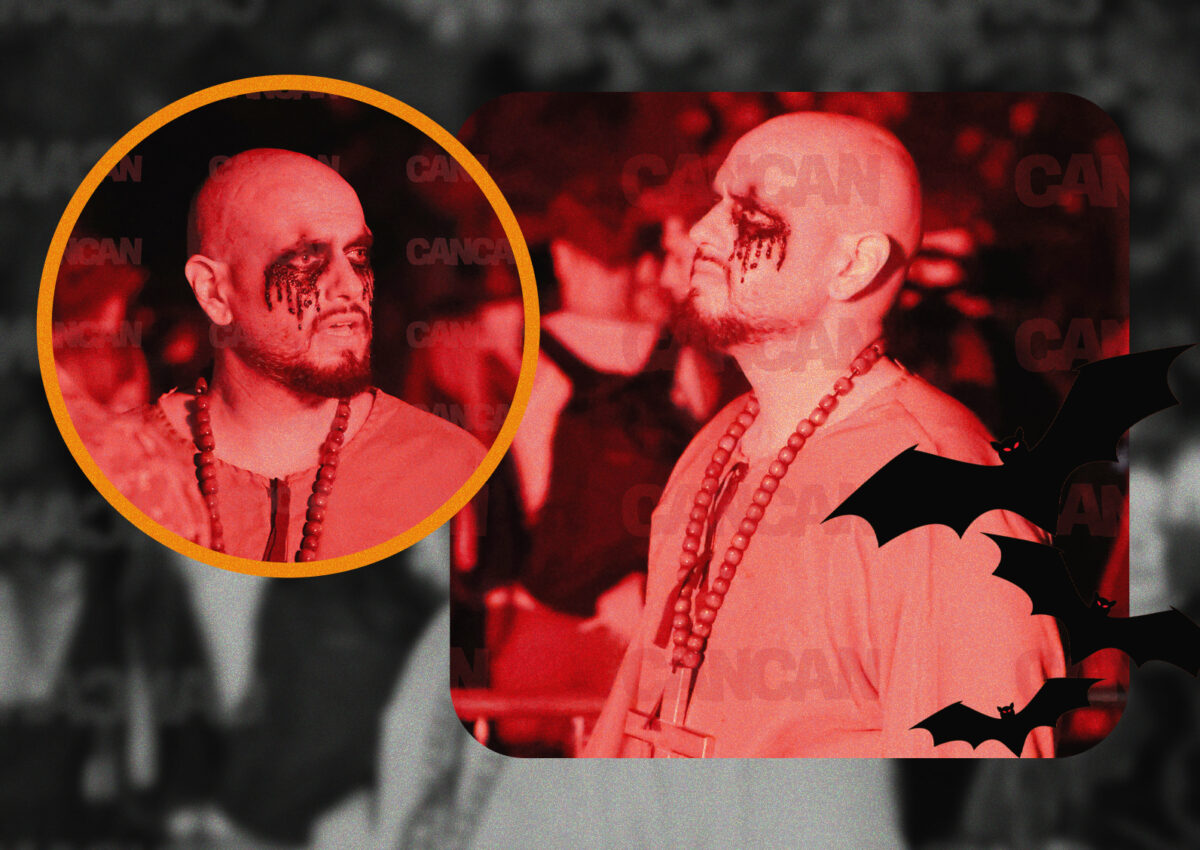 Creativitatea a dat pe-afară și de Halloween! BRomania s-a costumat în călugăr cu chef de party. N-a venit să sfințească, ci să păcătuiască