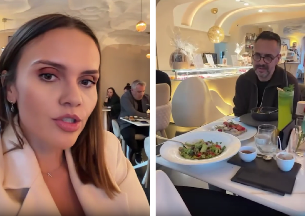 Cristina Șișcanu s-a supărat pe Mădălin Ionescu! A scos telefonul și a filmat toată scena: „Nici nu mă aude, stă acolo și scrie”