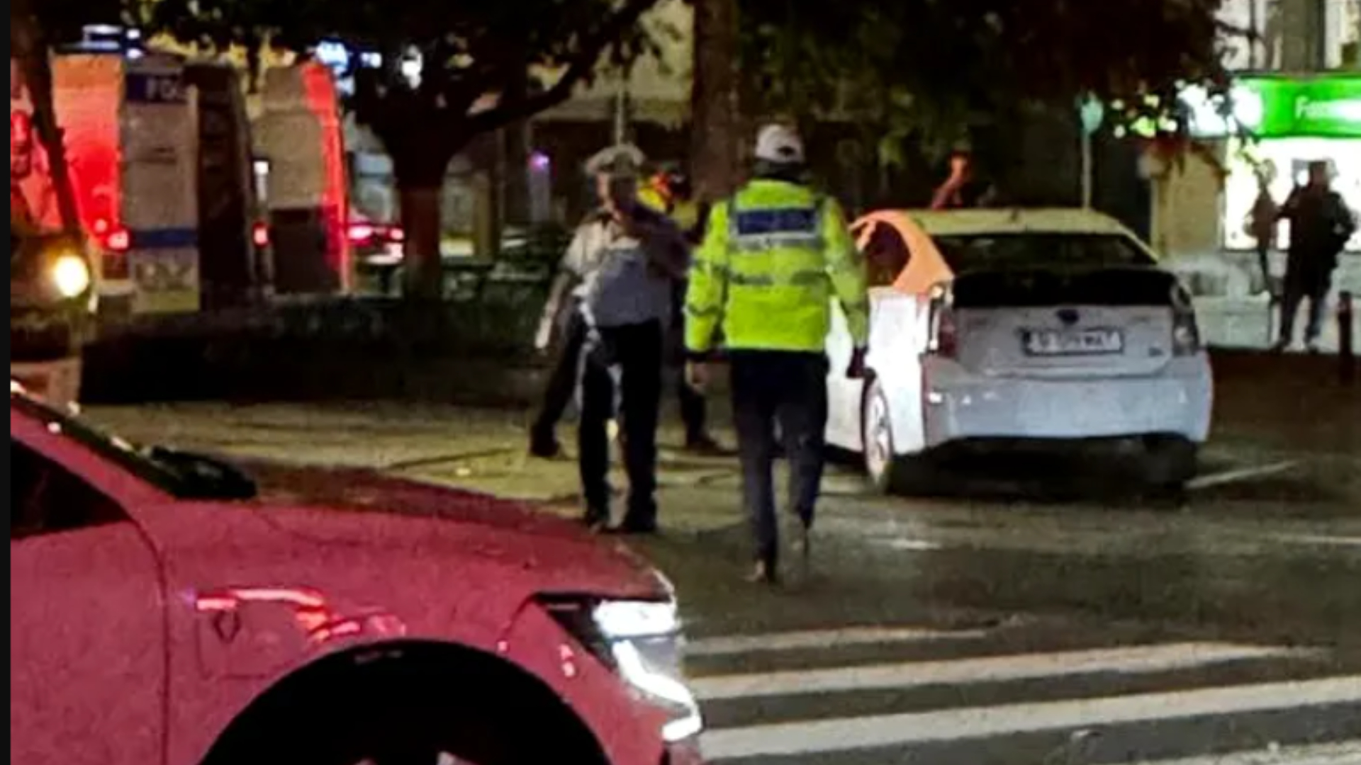Polițist rănit în timp ce dirija traficul din București