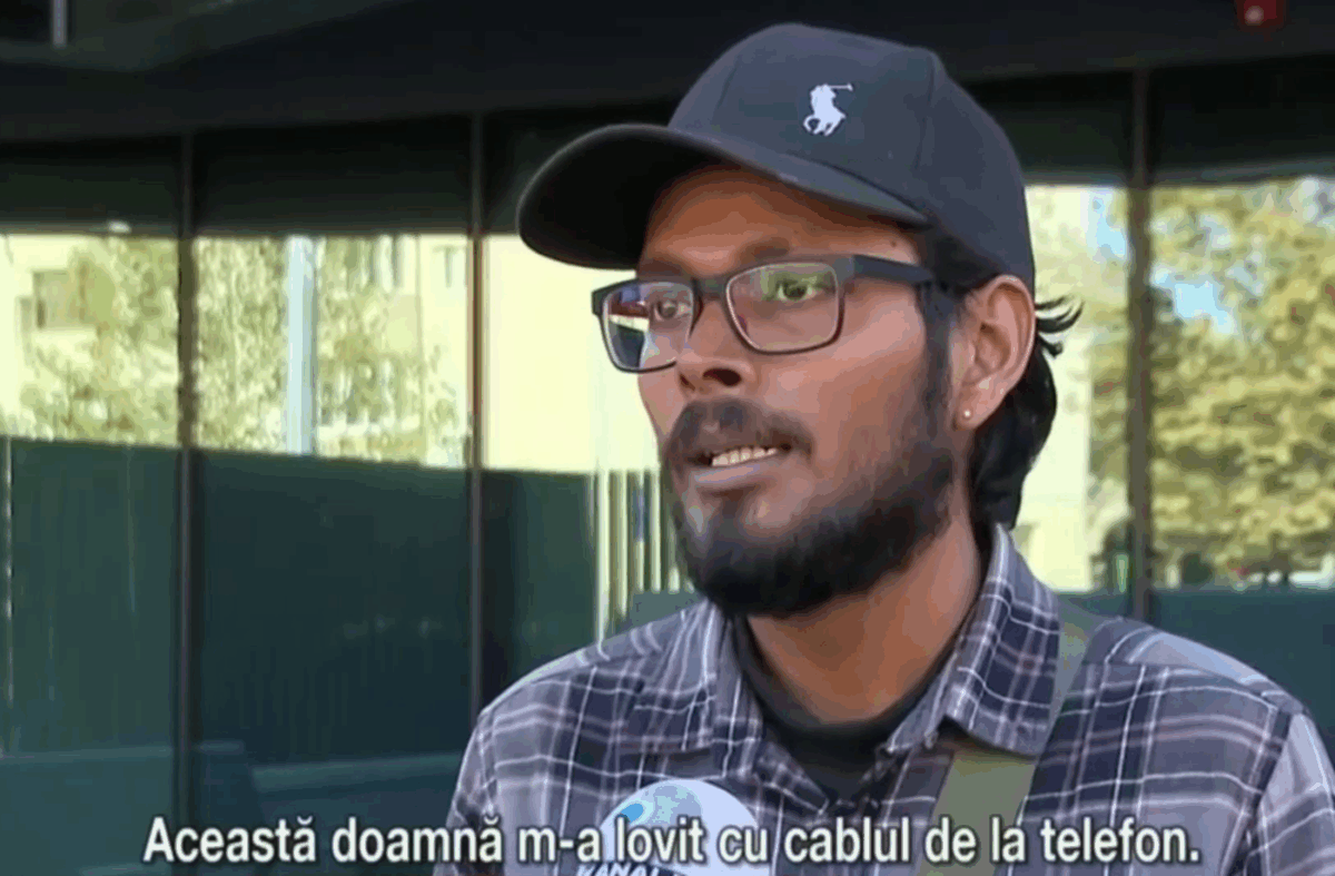 Srilankezul atacat în Popești-Leordeni face primele declarații după incident! Cum a scăpat din mâinile băiatului și ce pagube i-au produs agresorii