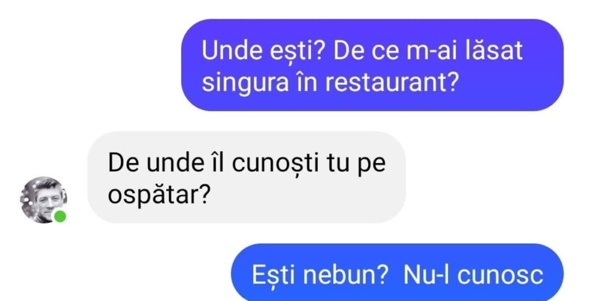 Imagine Stire Bancul începutului de săptămână | ”De ce m-ai lăsat în restaurant?” | 2review.ro