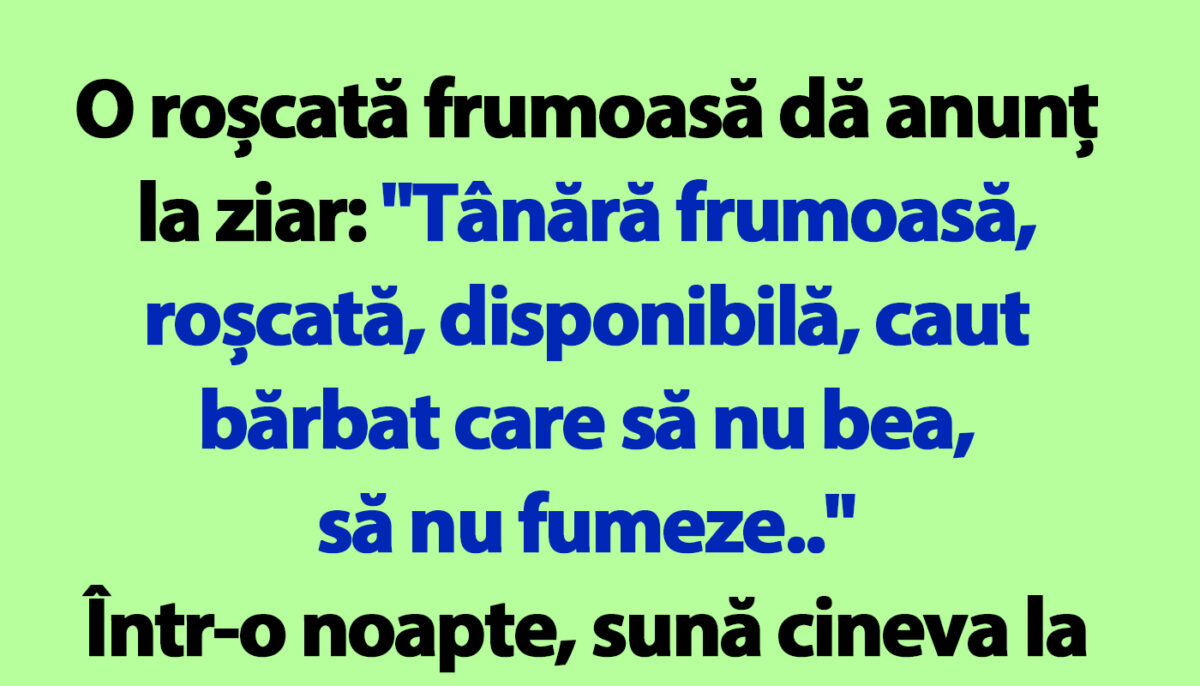 Imagine Stire BANC | Bulă, roșcata și anunțul din ziar | 2review.ro