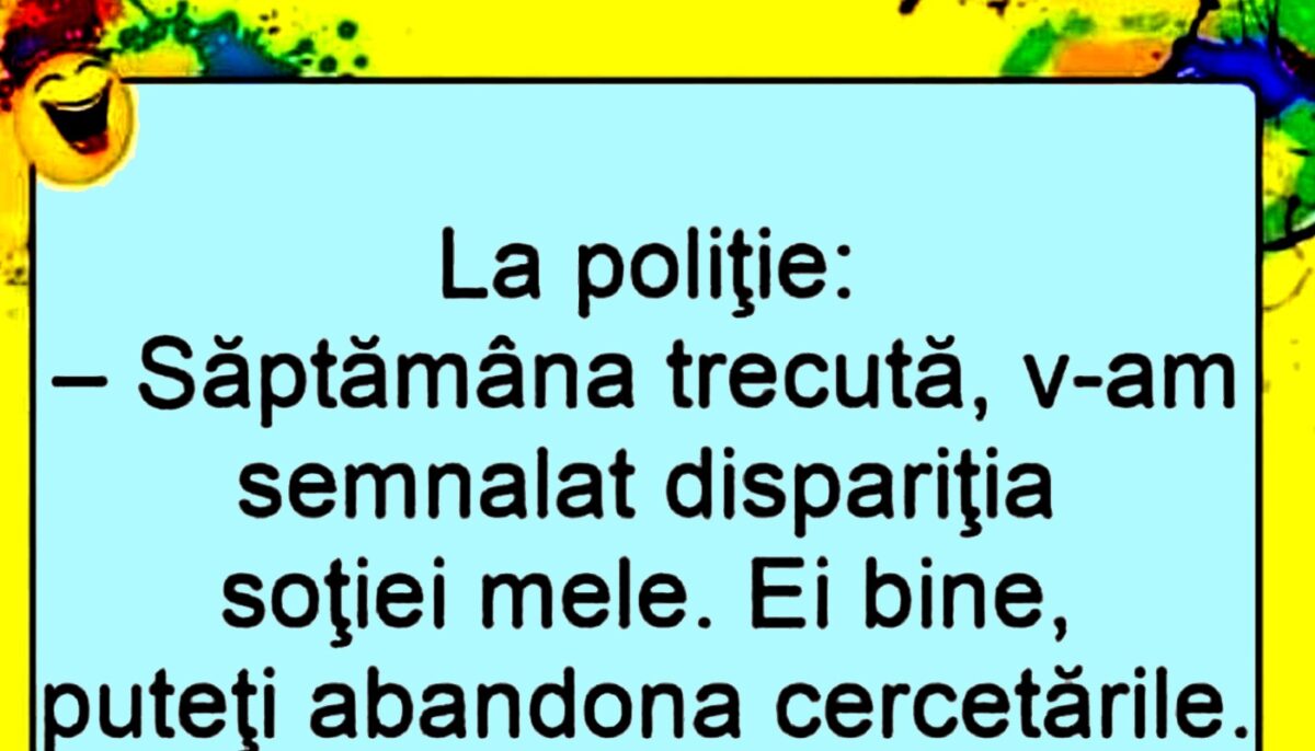 Imagine Stire BANCUL ZILEI | Dispariția soției | 2review.ro