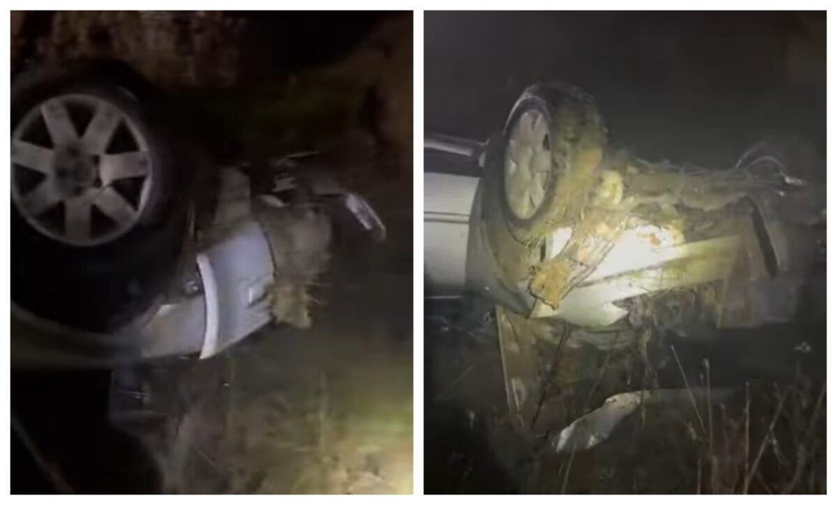 Accident grav în Dolj. Un tânăr de 26 de ani a murit, după ce mașina în care se afla, s-a răsturnat