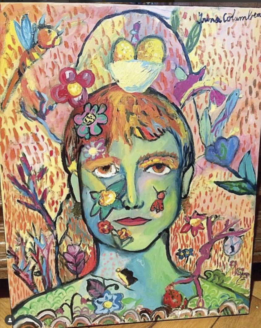 Tabloul vândut de Irina Columbeanu/foto: Instagram