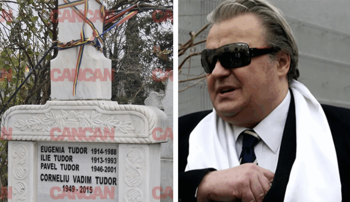 Cum arată mormântul lui Corneliu Vadim Tudor în decembrie 2025. Ce scrie pe monumentul funerar