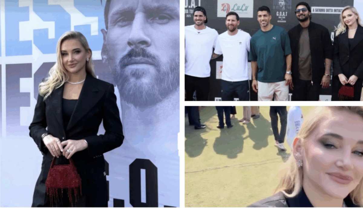 O româncă și soțul ei, prezenți la gala „GOAT India Tour 2025”. Andra Medintu s-a întâlnit cu Messi